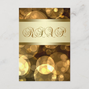 Bulles d'or noir RSVP