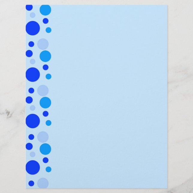 Bulles en bleu (Devant)