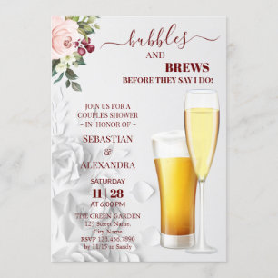 Bulles et brassage Invitation à la douche des coup