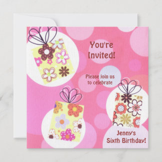 Bulles Invitation d'anniversaire