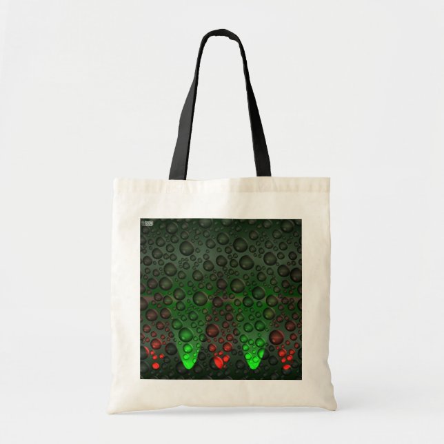 Bulles montantes Sac vert/rouge (Devant)