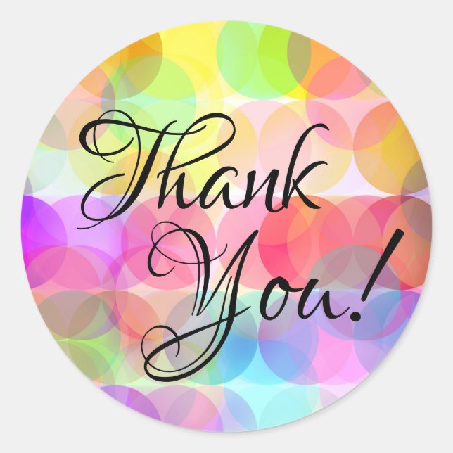 Bulles - Stickers Merci (Devant)