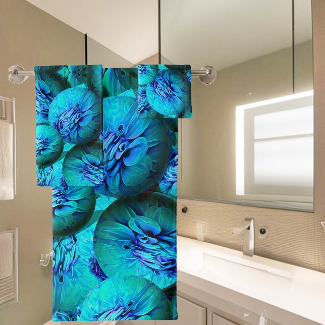 Bulles turquoise Abstraites (Créateur téléchargé)