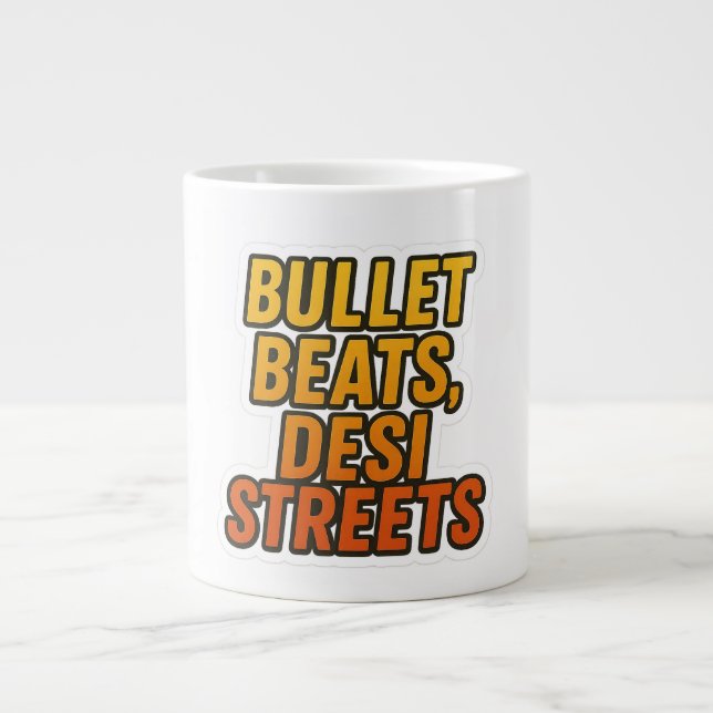 Bullet Beats, Desi Streets – Punjabi Biker Mug Des (Devant)