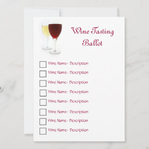 Bulletin De Dégustation De Vins