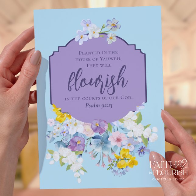 Bulletin d'église de l'écriture de cadre floral vi (Créateur téléchargé)