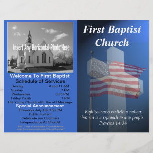 Bulletin hebdomadaire personnalisé (patriotique)