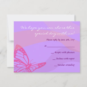 BULLETINS & ÉTOILES Carte de réponse Bat mitzvah