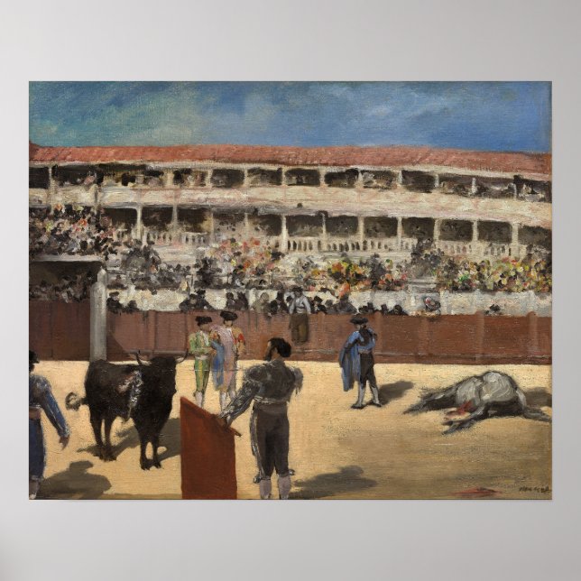 Bullfight par Manet - Poster (Devant)