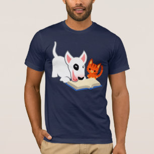 Bullie de dessin animé et Kitty avec T-shirt de li