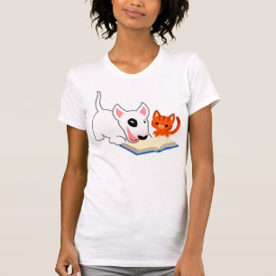 Bullie et Kitty de dessin animé avec T-shirt femme