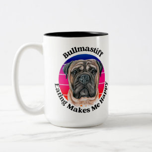 Bullmastiff citation drôle Mug café deux tons