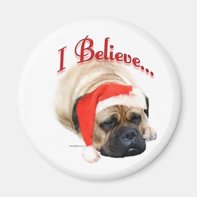Bullmastiff je crois - Aimant (Devant)