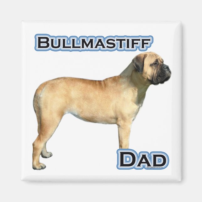 Bullmastiff Papa 4 - Magnet (Devant)