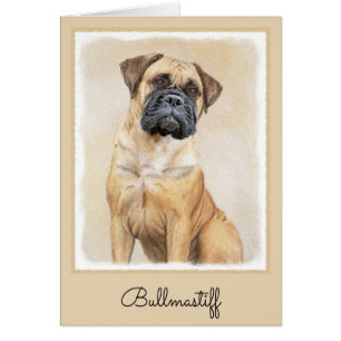 Bullmastiff Peinture - Joli chien d'origine art
