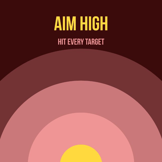 Bulls Eye — 90s Maximalist Poster | Retro Bedroom  (Créateur téléchargé)