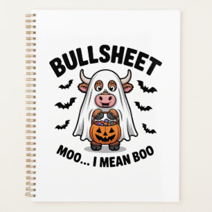 BULLSHEET Halloween Vache mignonne en fantôme