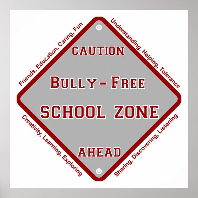 Bully - Free School Poster (Devant)