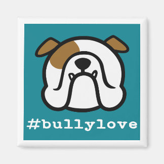 #bullylove - Bulldog love ! Aimant Bulldog anglais