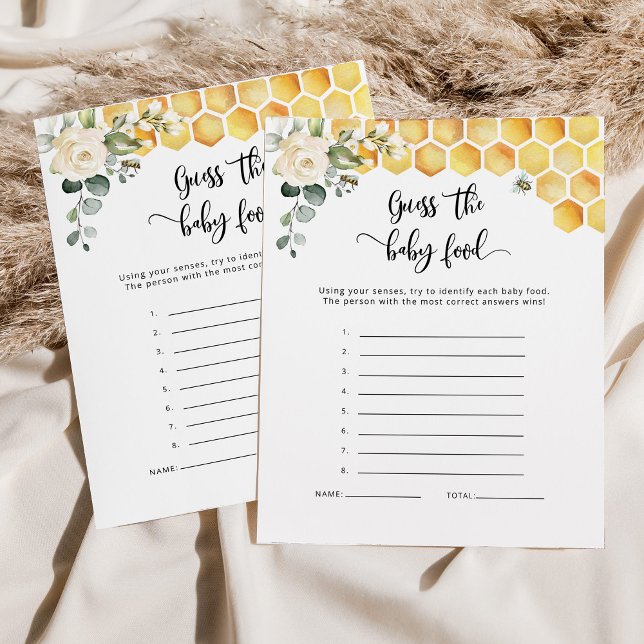 Bumble abeille devine la carte de nourriture pour  (Créateur téléchargé)