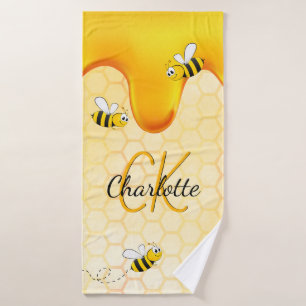 Bumble abeilles miel nid d'abeille goutte de miel