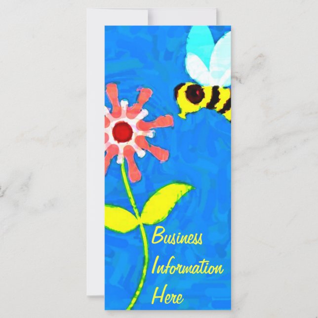 Bumble Bee 2012 Calendrier Signet Carte De Rack (Devant)
