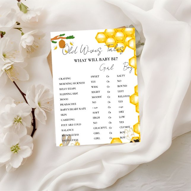 Bumble Bee Contes de Vieilles Femmes Carte de jeu  (Créateur téléchargé)
