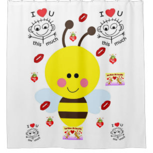 Bumble Bee Douche rideau