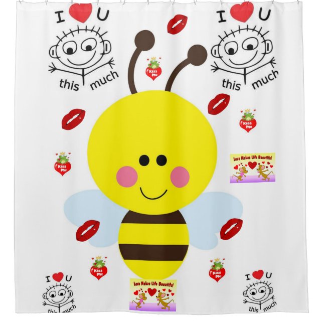 Bumble Bee Douche rideau (Devant)