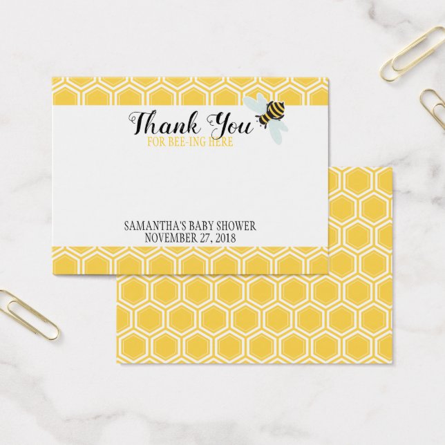 Bumble Bee Lip Balm Party Carte de préférence (Bureau)