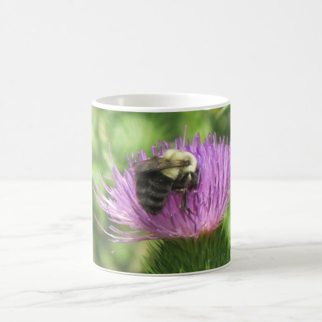 Bumble Bee On Thistle Mug (Centre)