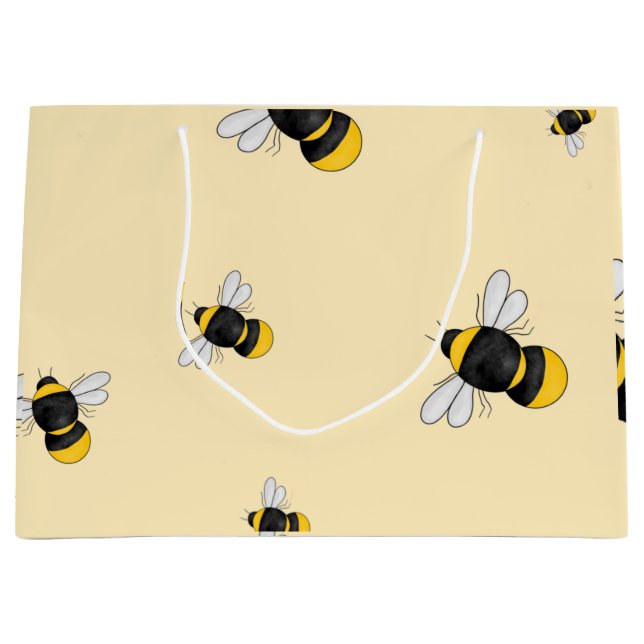 Bumble Bee sac cadeau brillant (Devant)