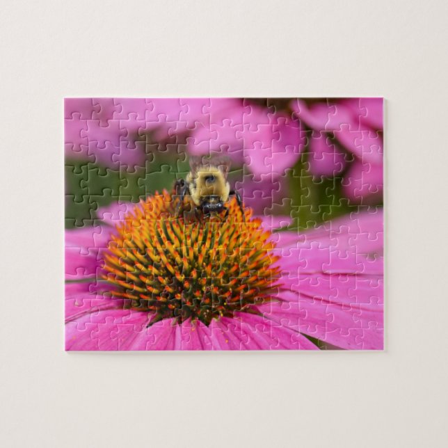 Bumblebee au travail - 8x10 110 pcs Puzzle de fleu (Horizontal)