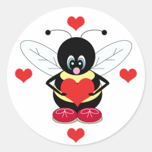 Bumblebee avec Stickers Coeur