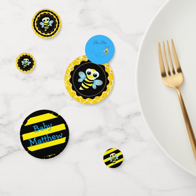 Bumblebee Baby shower personnalisé Confetti (Groupe)