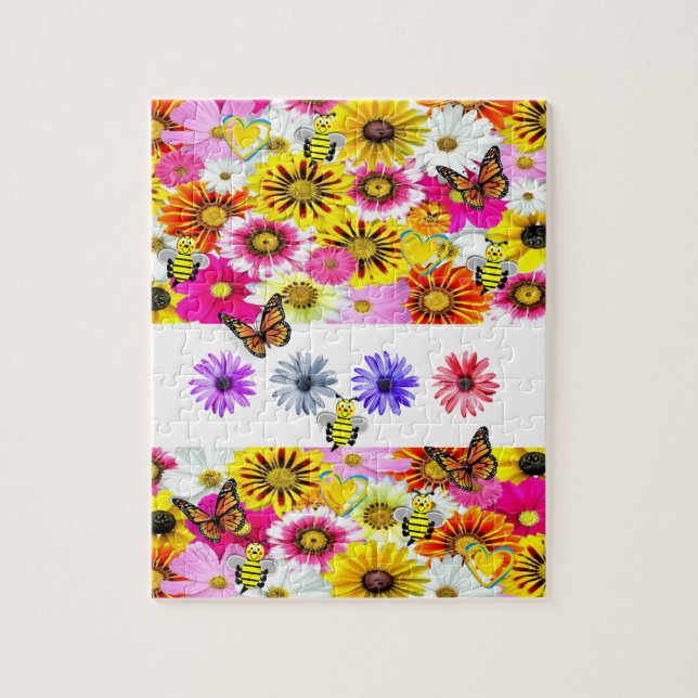 Bumblebee Decorative Jigsaw Puzzle (Vertical)