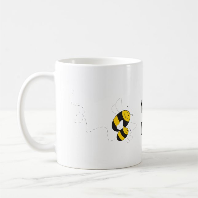 Bumblebee maman à être mug pour une amie enceinte (Gauche)
