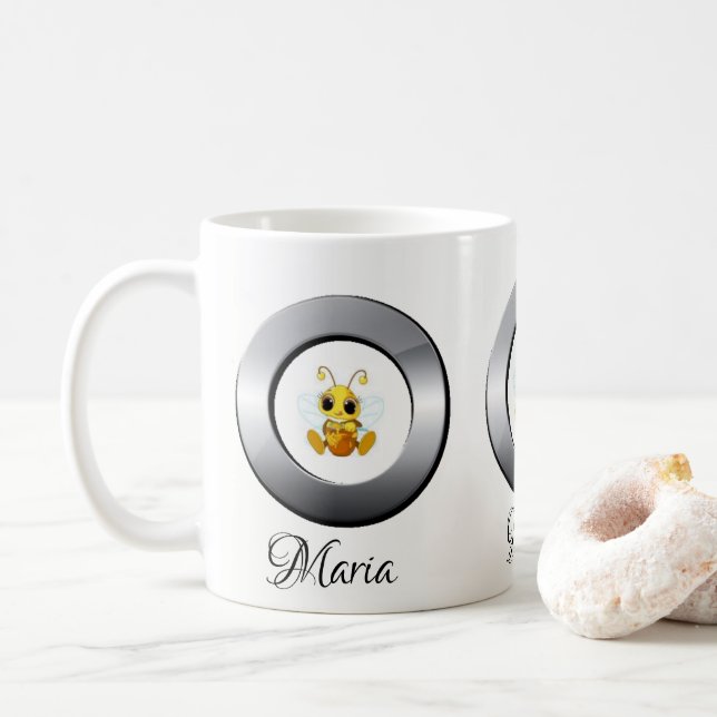 Bumblebee Mug Argent (Avec donut)