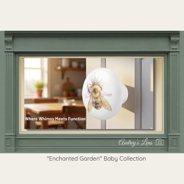 Bumblebee Nursery Knob | Poignée de tiroir en form (Créateur téléchargé)