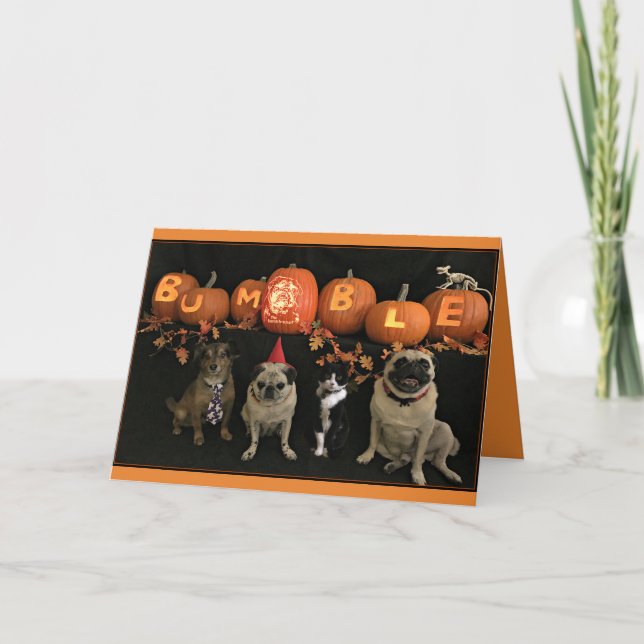 Bumblesnot : Carte de Halloween (Devant)