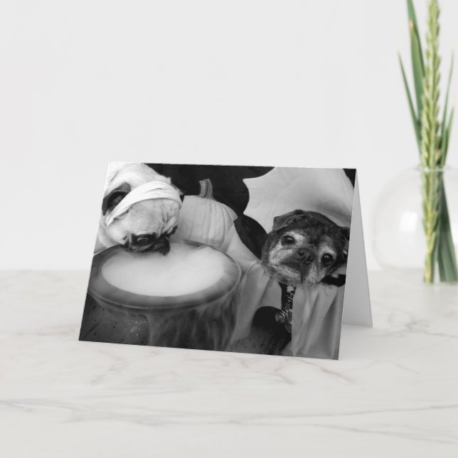 Bumblesnot Carte Halloween : Quelque chose Brûler (Devant)