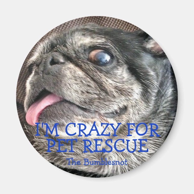 Bumblesnot magnet : Je suis fou pour Secourir des  (Devant)