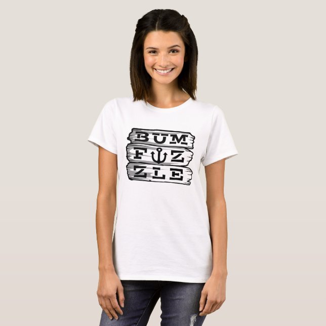Bumfuzzle Nom du bateau T-shirt femme (Devant entier)
