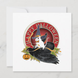 Bump In The Night White Mouse Holloween Salutation