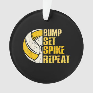 Bump Set Spike Répéter Volleyball Drôle
