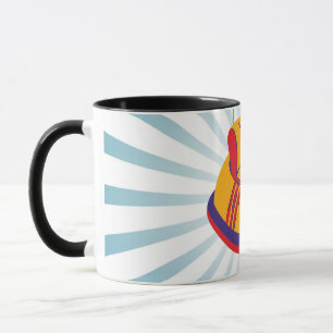 Bumper Conception de voiture sur une tasse avec po