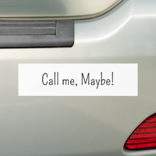 Bumper Sticker Appelez-moi, peut-être