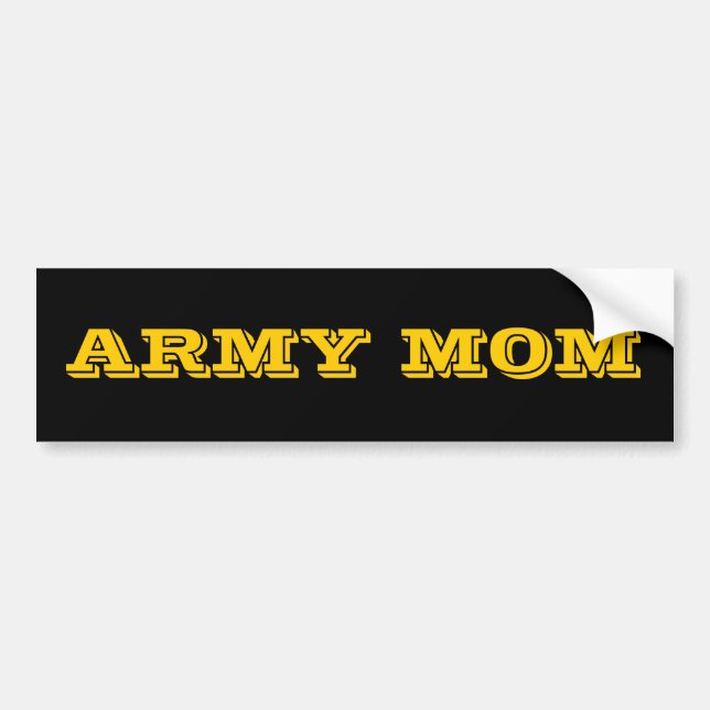 Bumper Sticker Armée Maman (Devant)