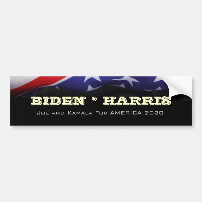 Bumper Sticker de campagne BIDEN HARRIS 2020 (Devant)