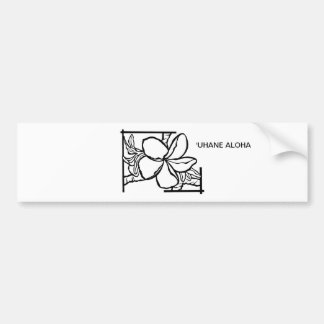 Bumper Sticker de la Plumeria d'Hawaï